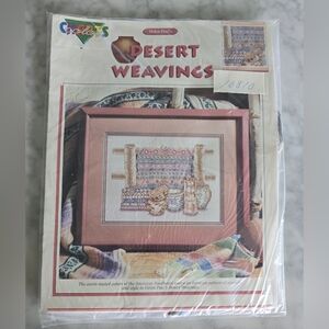 Color Charts Desert Weavings Cross Stitch‎ Kit Native American Helen Paul Design